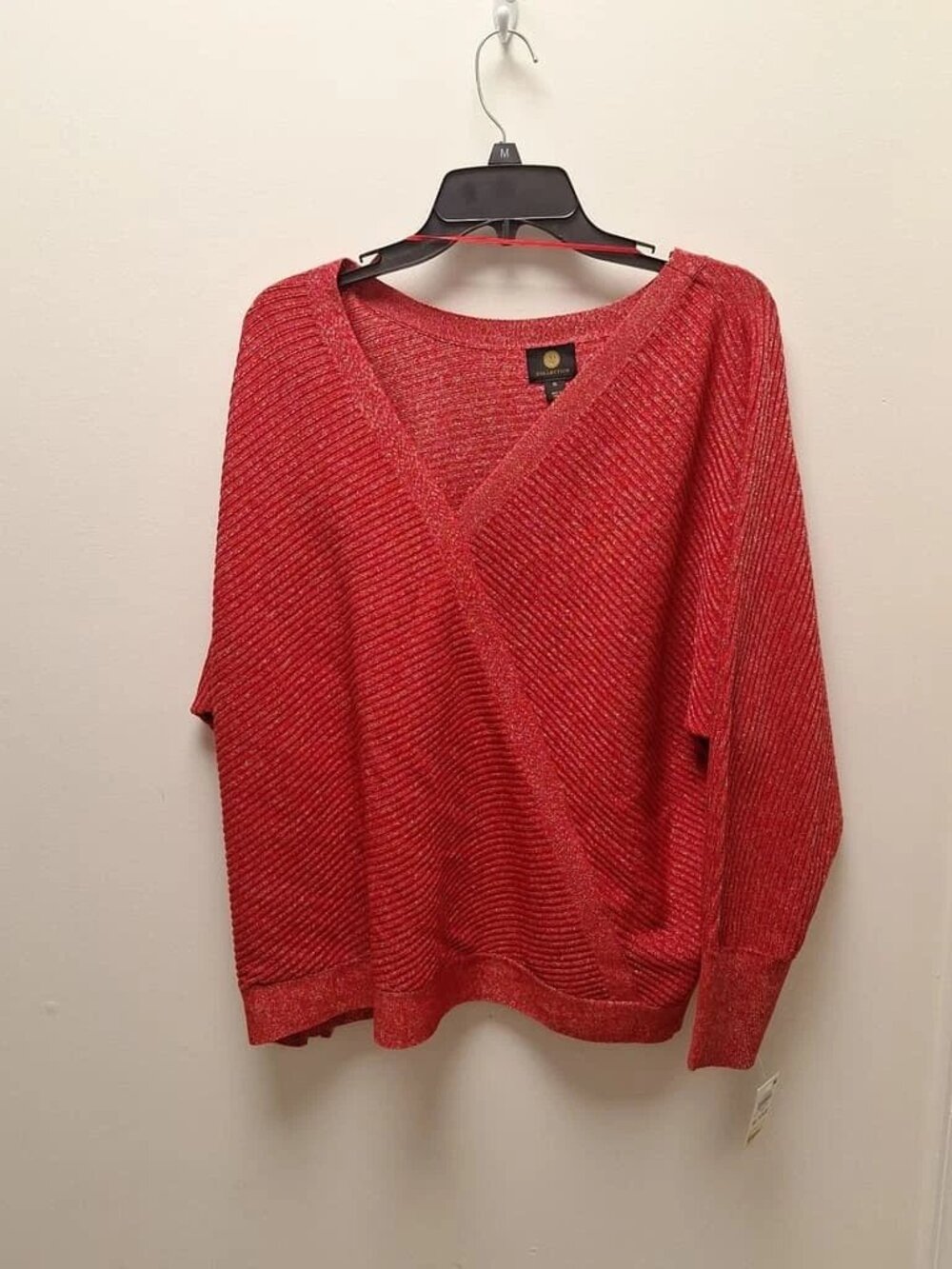 JM Collection Women's Red Blouse Size XL ORG $59.50 RackD18